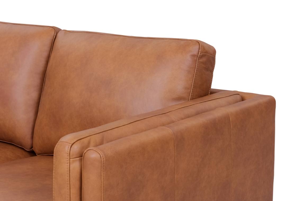 Madrid sofa i brun okselæder, produktbillede 6 af 9, Sofaer hos HomeNordic
