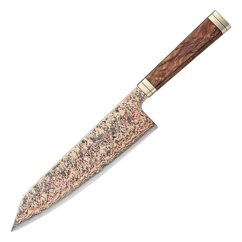 Suzaku | Bunka 210 mm | Japansk kokkekniv | Rinzen #1 & Damaskus53, Kokkeknive hos HomeNordic