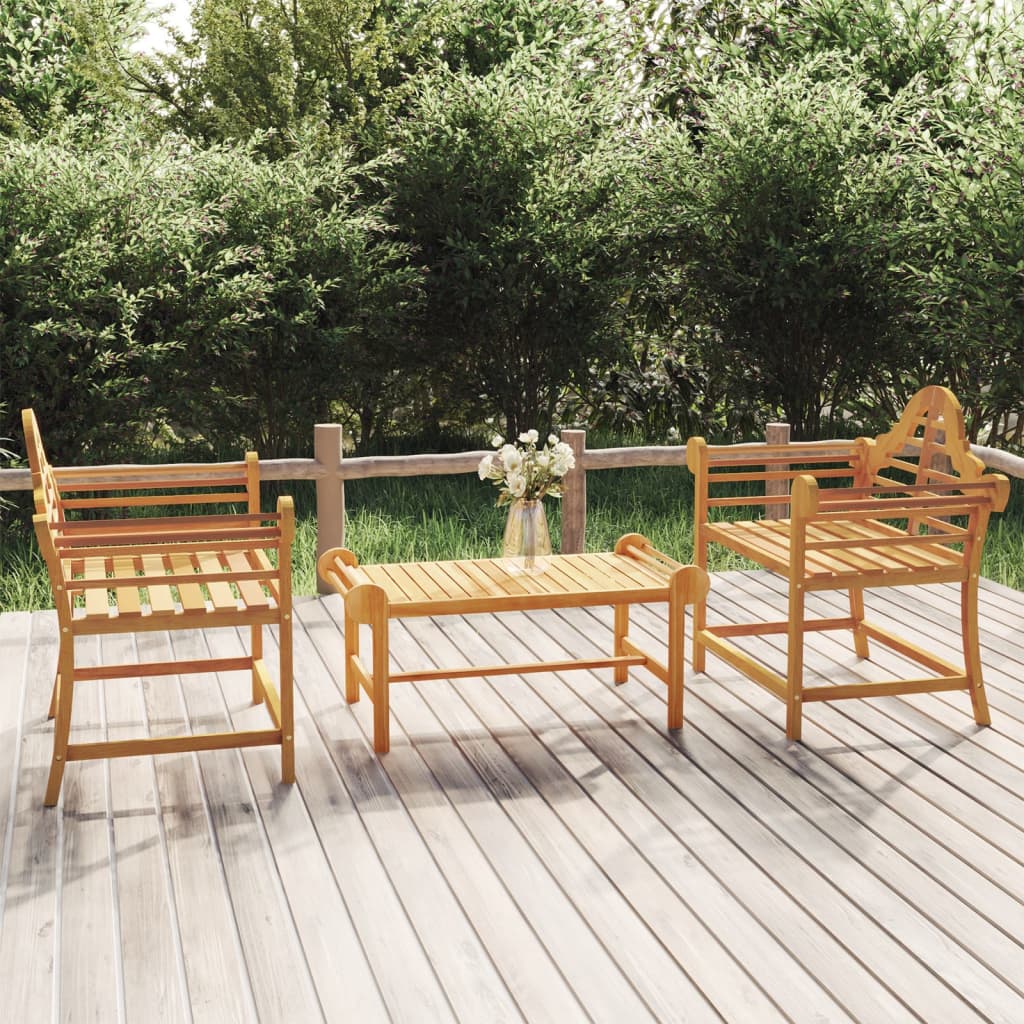 Havestole 91x62x94 Cm Massivt Teaktræ, Havestole i teaktræ hos HomeNordic