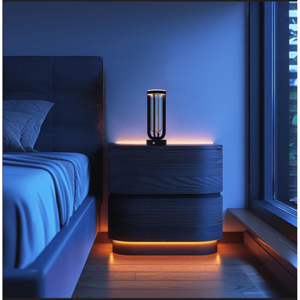 Outlet: Blomstervase med LED lys Inde/ude, Bordlamper hos HomeNordic
