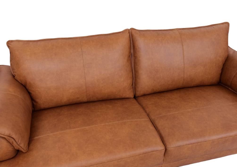 Jazz sofa i brun okselæder, produktbillede 7 af 9, Sofaer hos HomeNordic