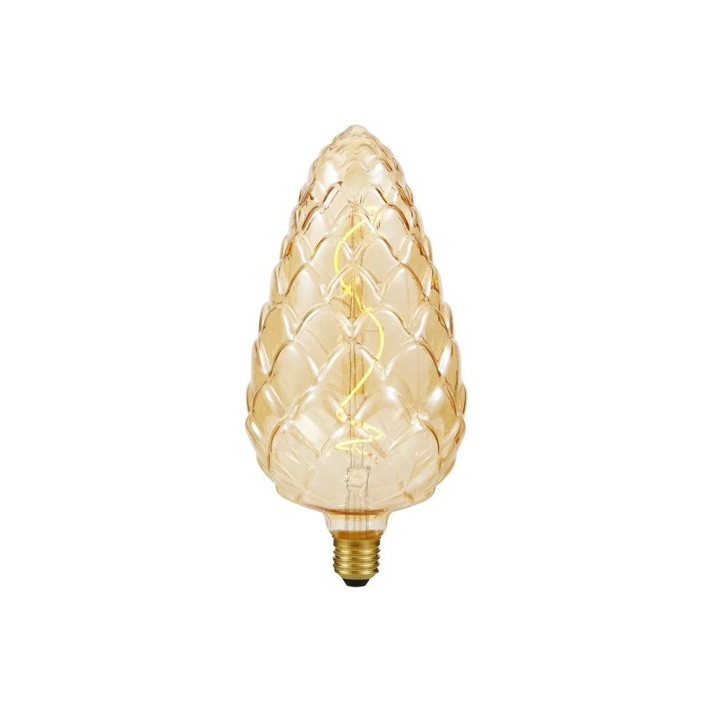 E27 4W XXL Flex Pine-Cone filamentpære, Glas hos HomeNordic