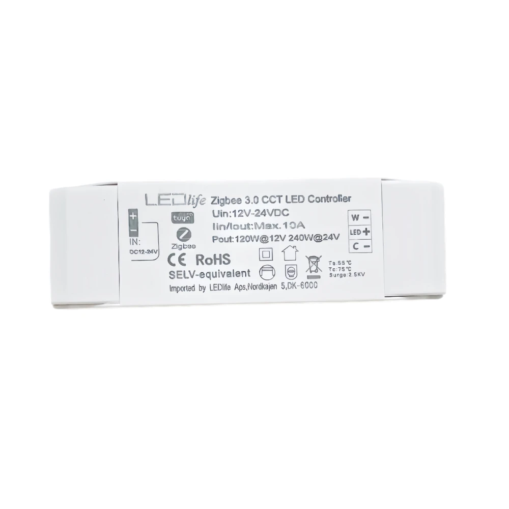 Zigbee CCT controller, LED-strips hos HomeNordic