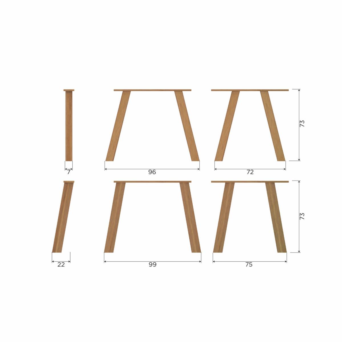 WOOOD Tablo spisebord, oval, Spiseborde hos HomeNordic