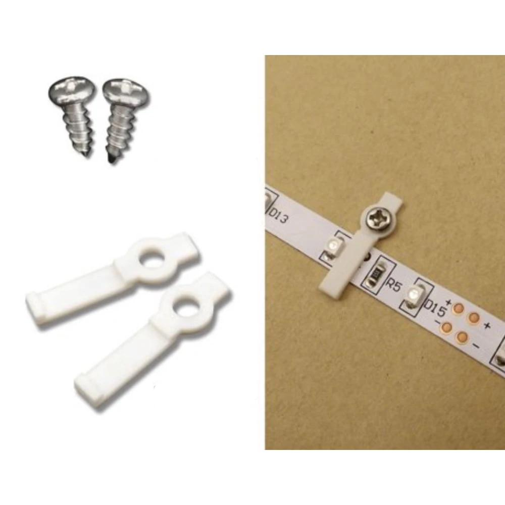 20 stk. monteringsklips til IP20 LED strips, LED-strips hos HomeNordic