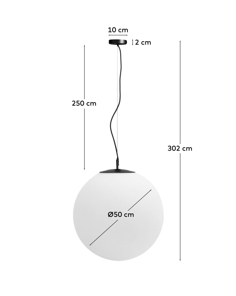 KAVE HOME Brisia loftlampe, produktbillede 2 af 4, Loftlamper hos HomeNordic
