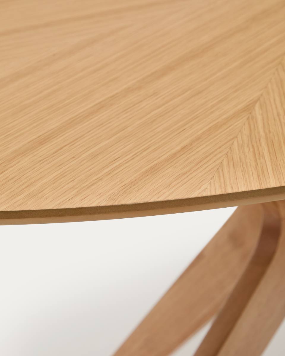 KAVE HOME Naanim spisebord, oval, produktbillede 4 af 9, Spiseborde hos HomeNordic