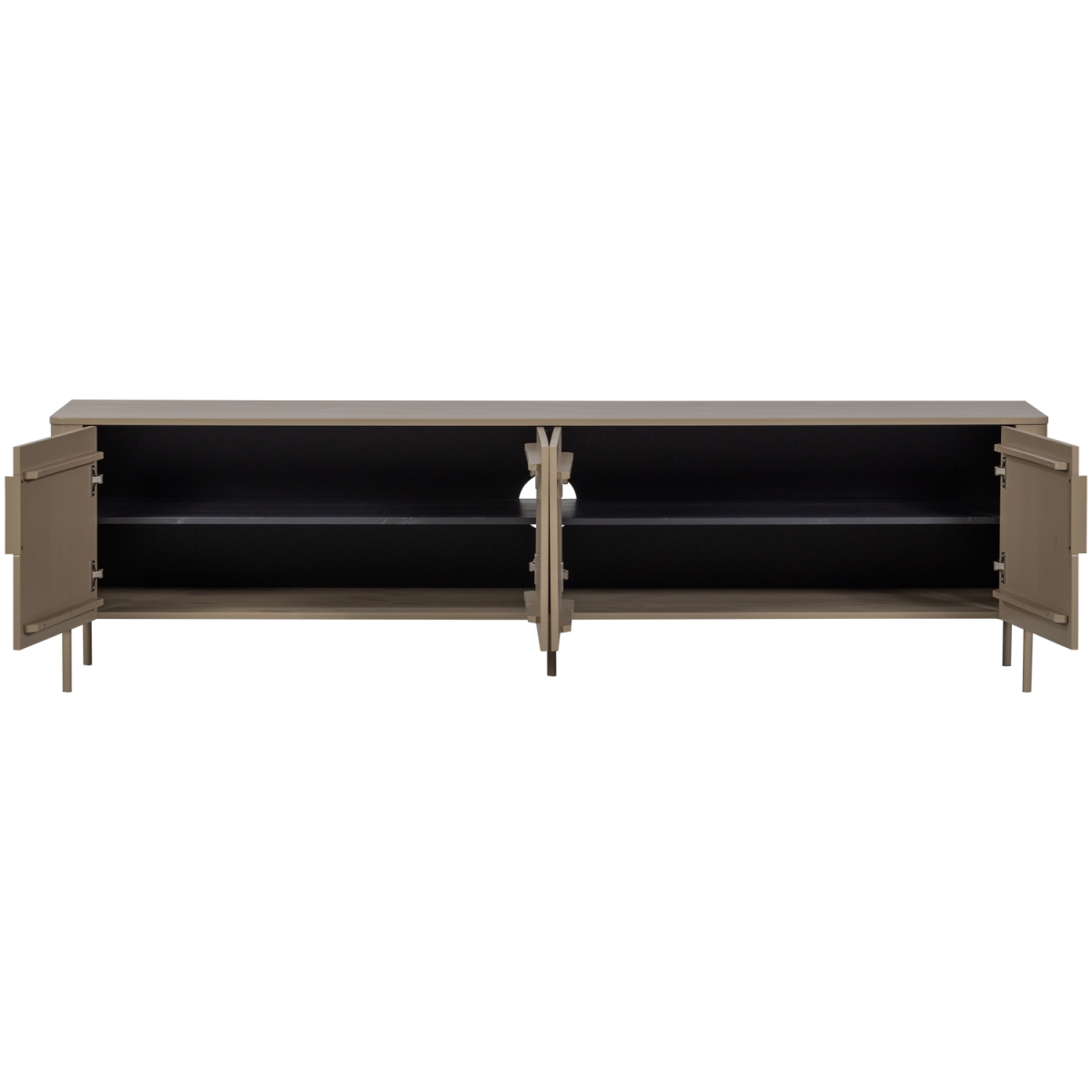 WOOOD Gunnar TV-bord, m. 4 låger og 2 hylder, produktbillede 6 af 11, TV-borde hos HomeNordic