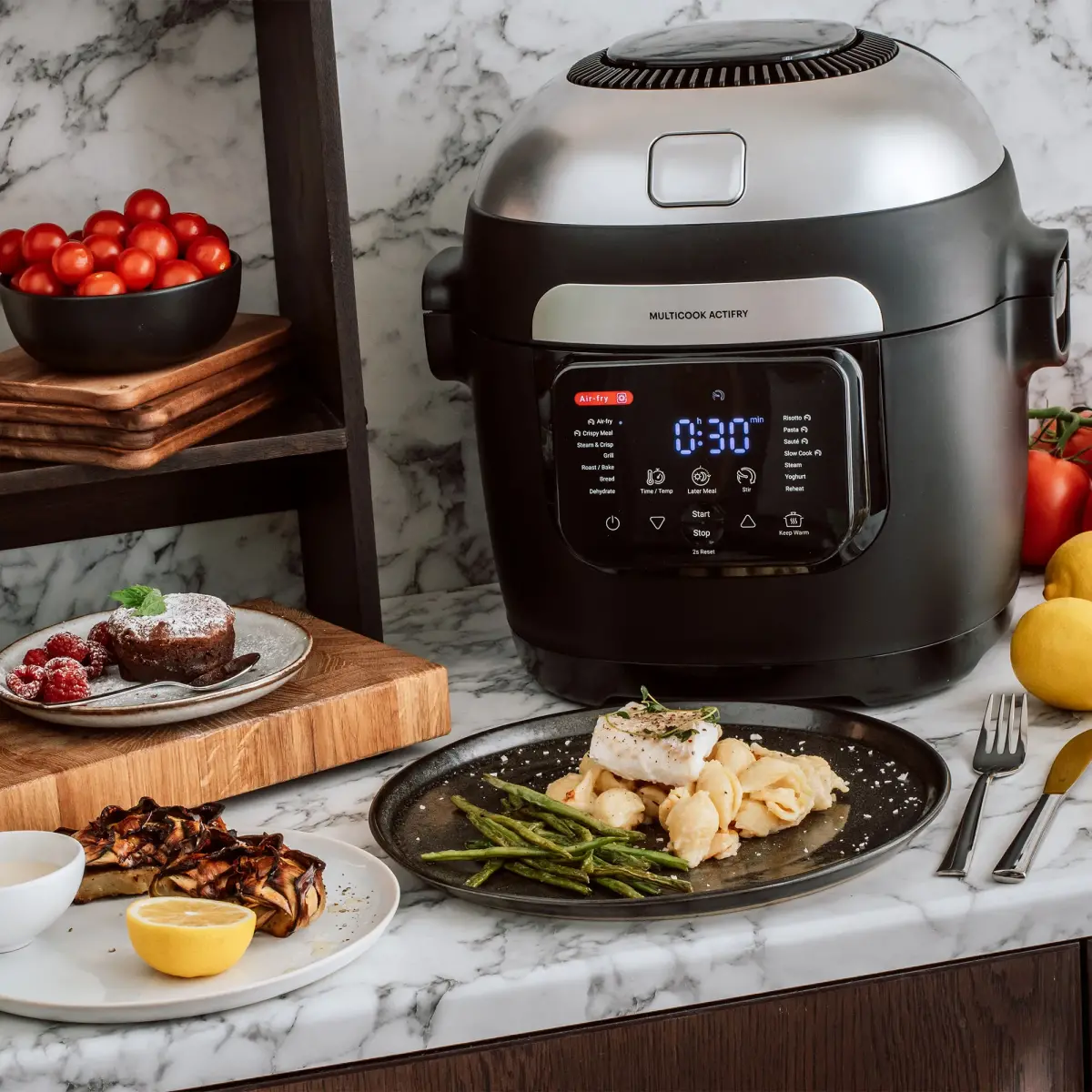 Multicook Actifry multicooker 6 liter, sort, produktbillede 19 af 19, Airfryers hos HomeNordic
