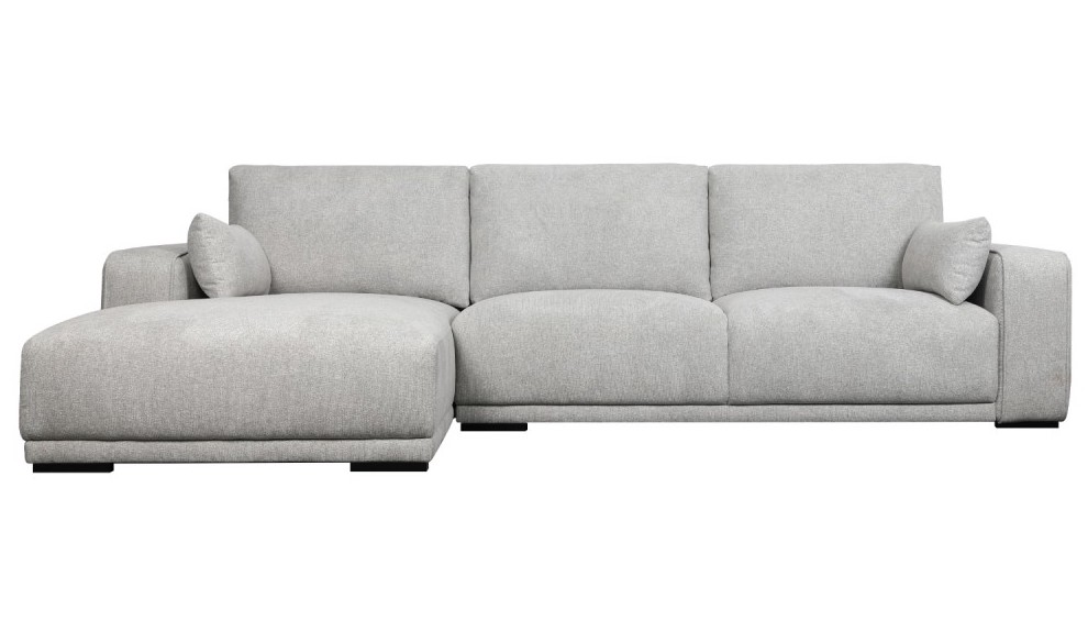 Santa Monica sofa med chaiselong til venstre i gråt møbelstof, produktbillede 2 af 12, Sofaer hos HomeNordic
