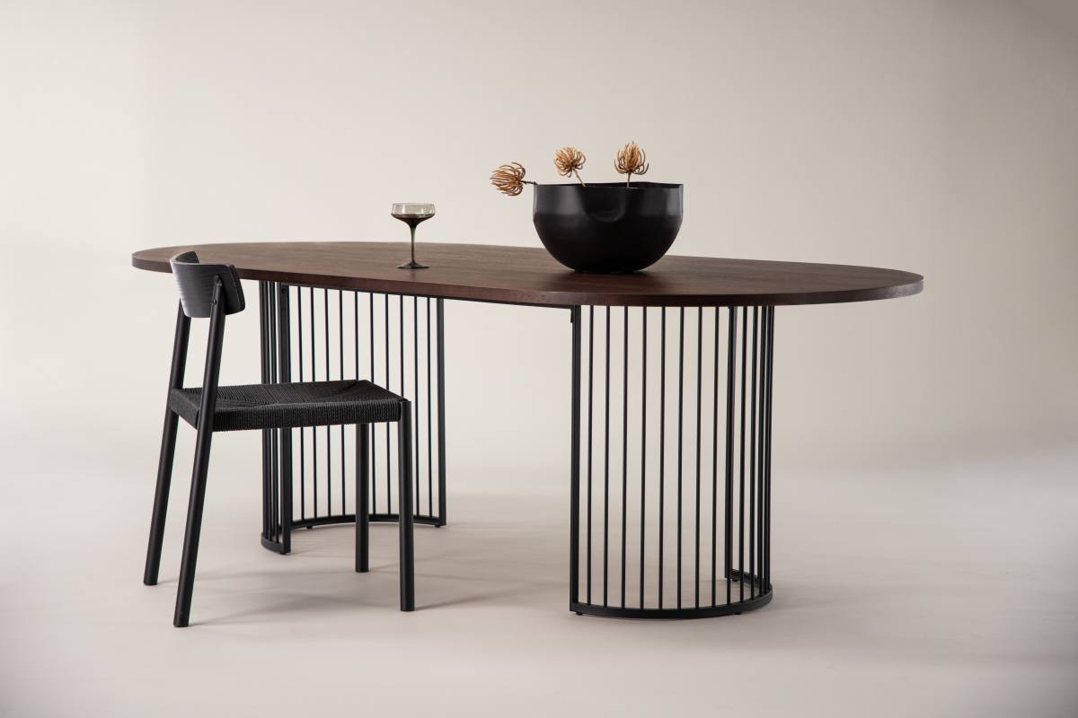 VIND COLLECTION Hamneskär spisebord, oval, produktbillede 9 af 9, Spiseborde hos HomeNordic