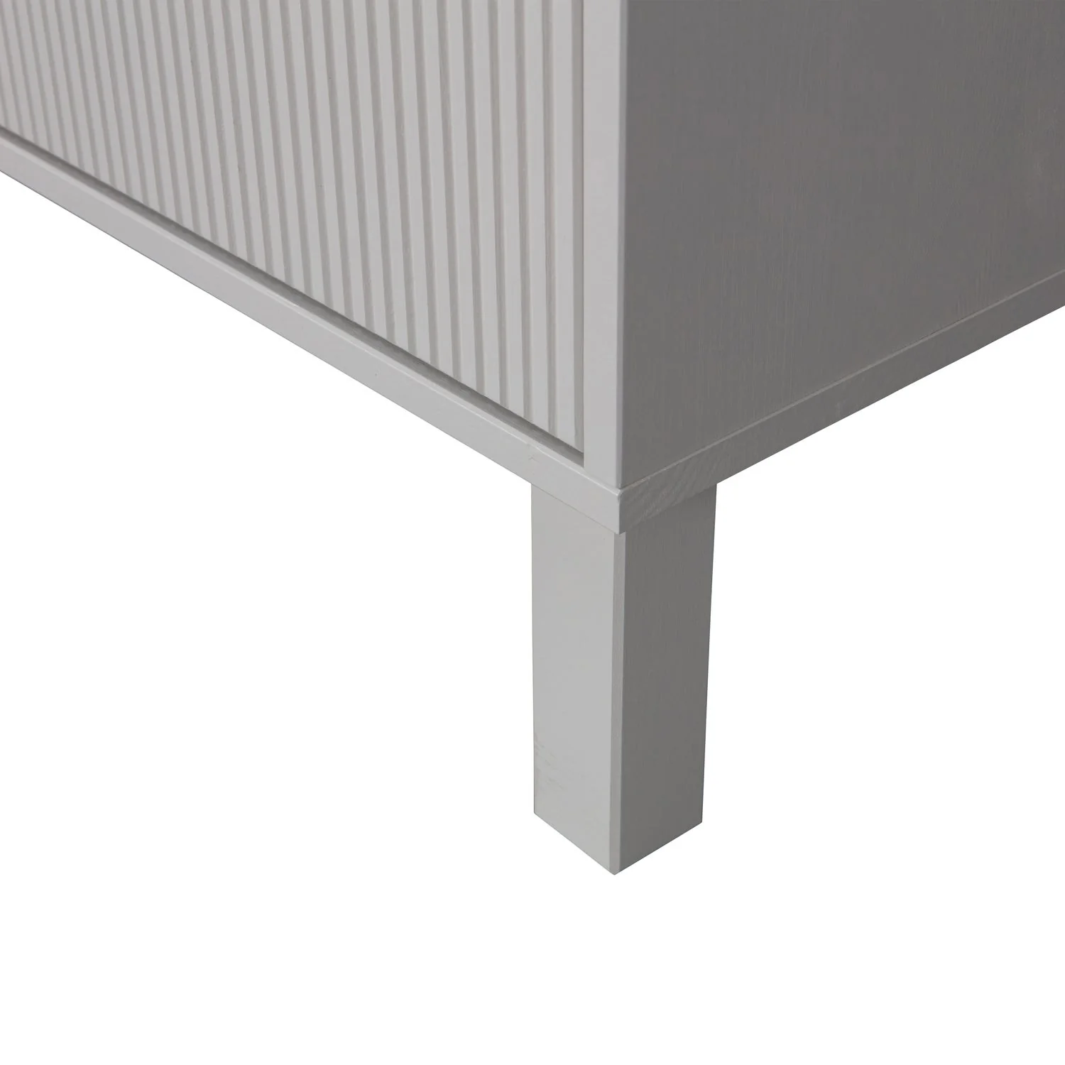 WOOOD - Madu Garderobeskab Fyr Cloud Grey FSC, produktbillede 8 af 10, Garderobeskabe hos HomeNordic
