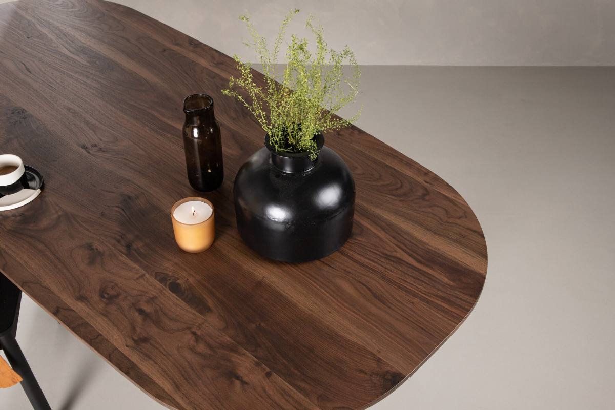 VENTURE DESIGN Sanford spisebord, oval, produktbillede 16 af 17, Spiseborde hos HomeNordic