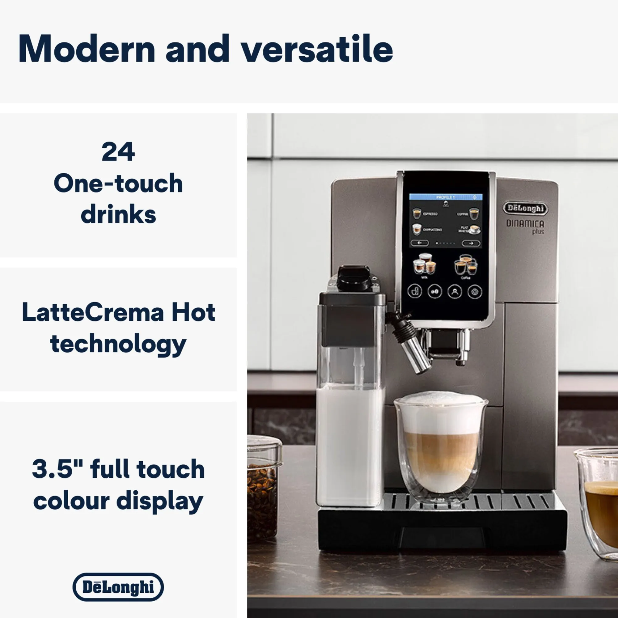 Dinamica Plus kaffemaskine, produktbillede 5 af 5, Kaffemaskiner hos HomeNordic