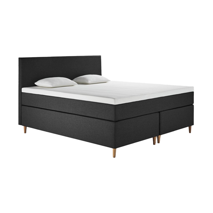 TEMPURÂ® Dual kontinentalseng inkl. 8 cm topmadras, Puder hos HomeNordic