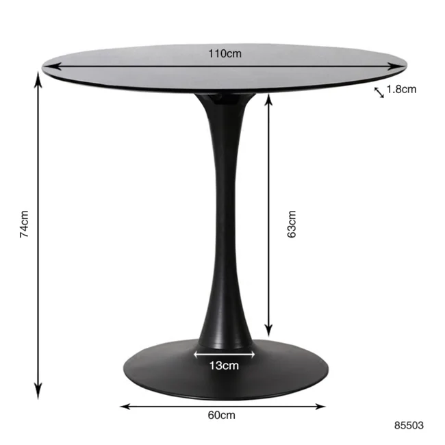 KARE DESIGN Schickeria sofabord, rund, produktbillede 2 af 9, Sofaborde hos HomeNordic
