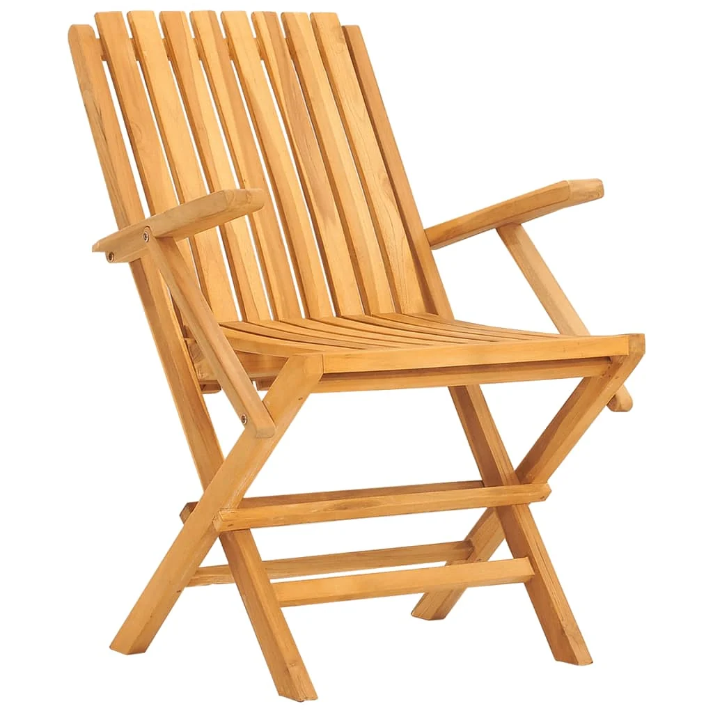 Havestole 61x67x90 Cm Foldbare Massivt Teaktræ, produktbillede 3 af 15, Havestole i teaktræ hos HomeNordic