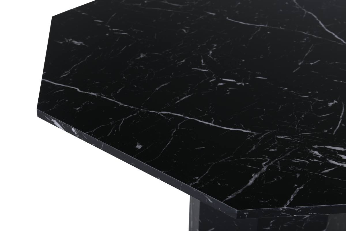 VENTURE DESIGN Marbs spisebord, ottekantet, produktbillede 3 af 13, Spiseborde hos HomeNordic