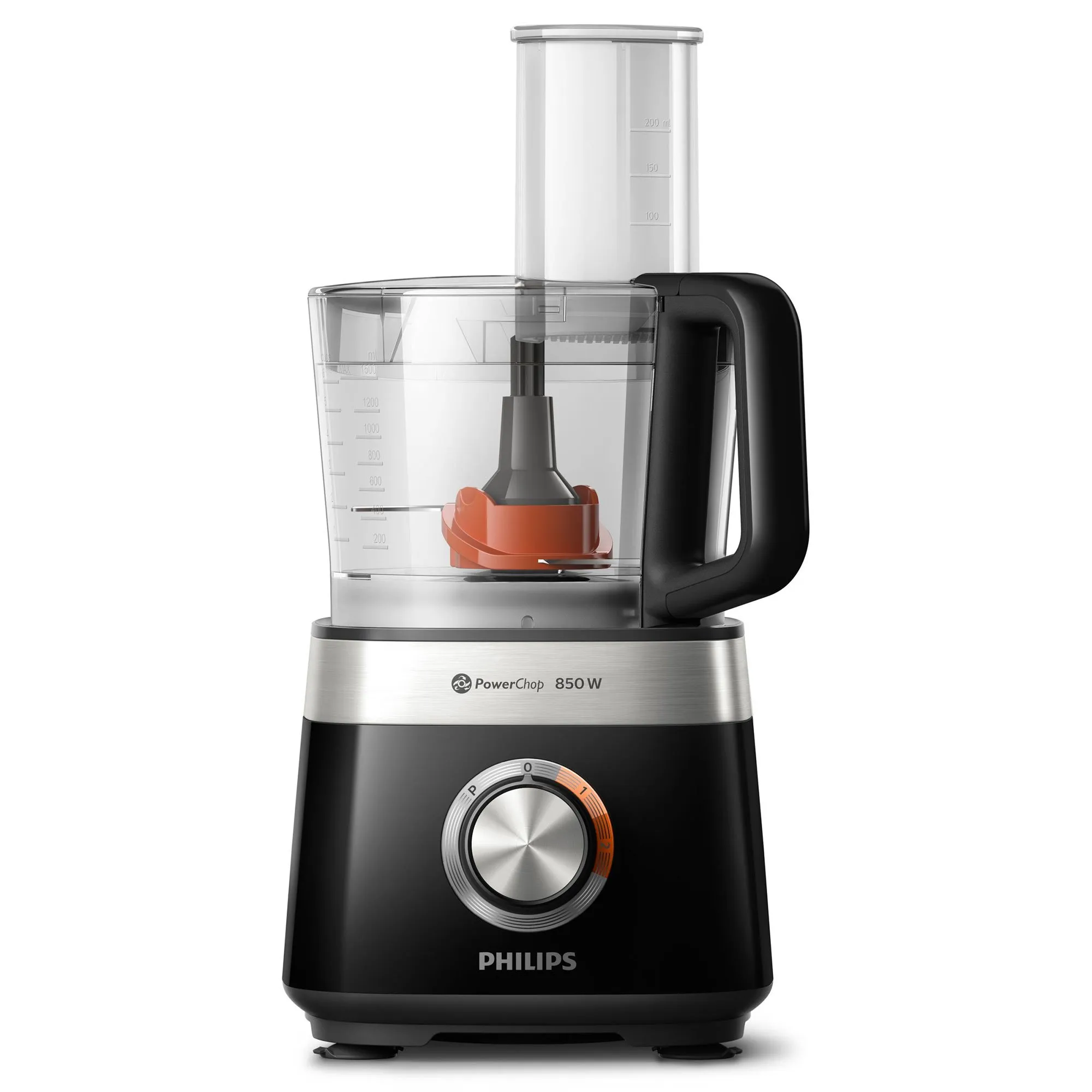 HR7530/10 Viva Collection foodprocessor, 850 watt, sort, Foodprocessorer hos HomeNordic