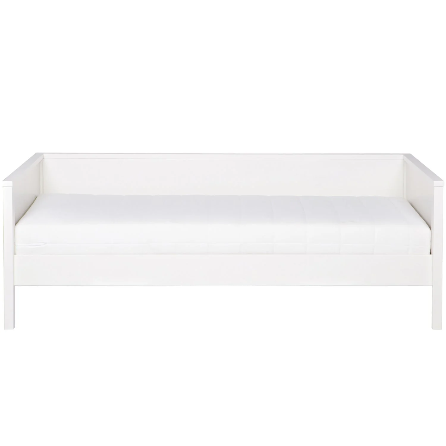 WOOOD - Nikki Sofaseng Fyrretræ Hvid FSC 73x100x208 cm, produktbillede 2 af 4, Senge hos HomeNordic