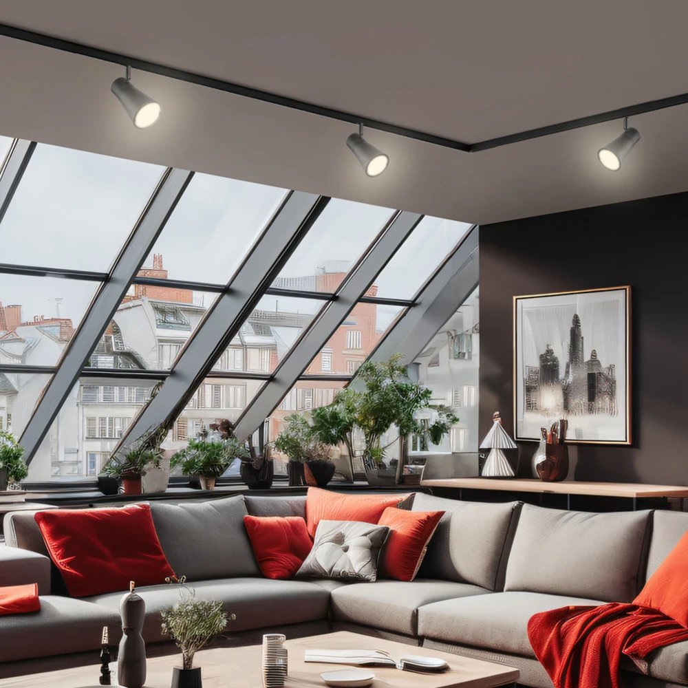 MADARA SCANDI 3-faset skinnespot til GU10, Spectrum LED hos HomeNordic