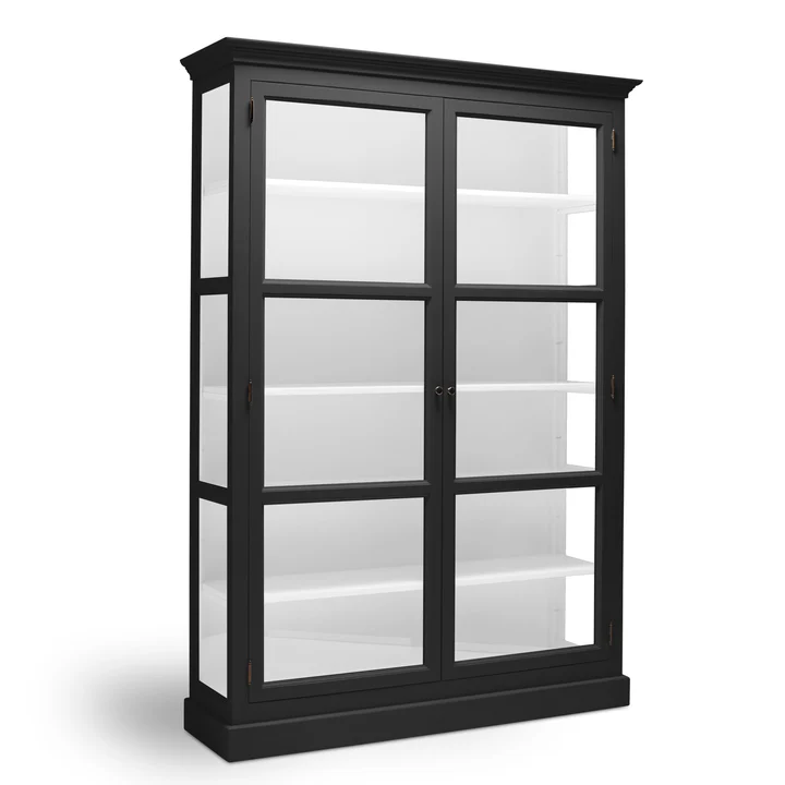 LIVINGOODIES DYBT CARLINGTON XL SORT/, Vitrineskabe hos HomeNordic