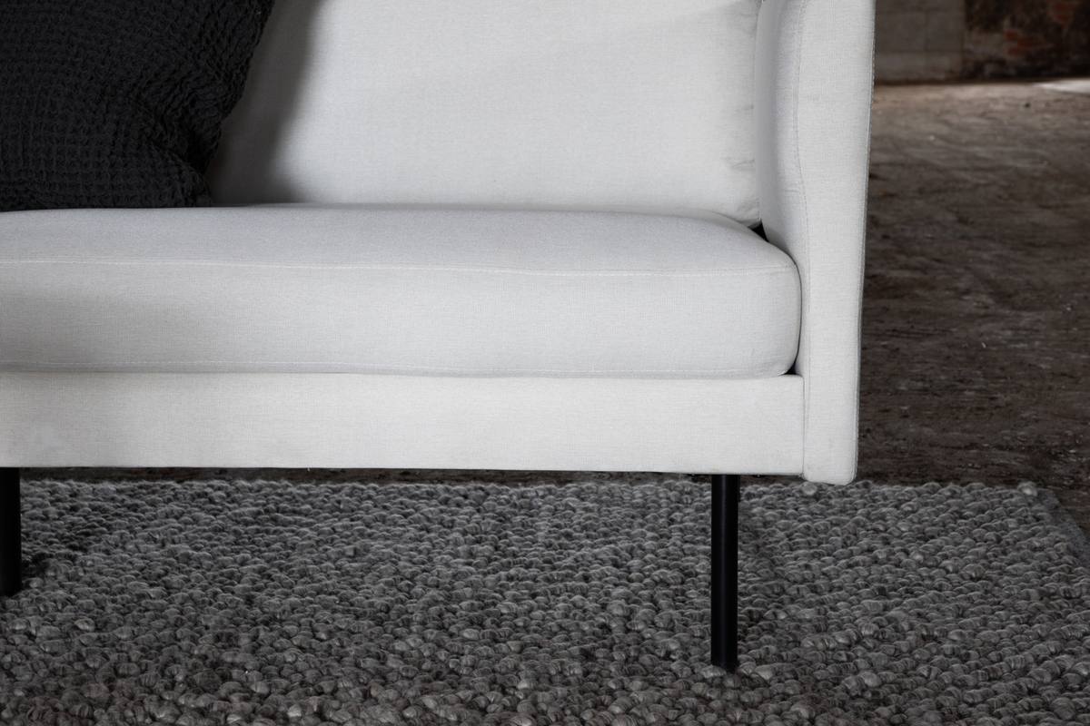 Polar - Sofa 3-personers i hvidt stof, produktbillede 5 af 9, Sofaer hos HomeNordic
