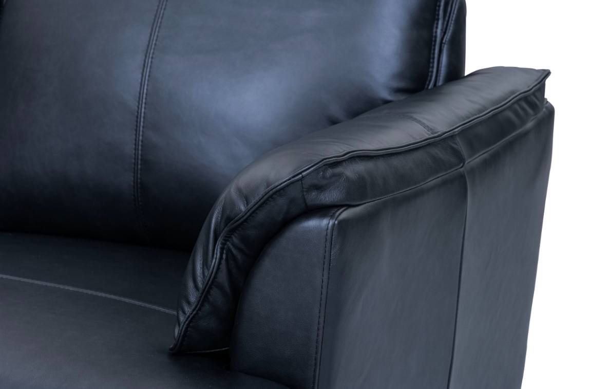 Jazz sofa i sort okselæder, produktbillede 7 af 8, Sofaer hos HomeNordic