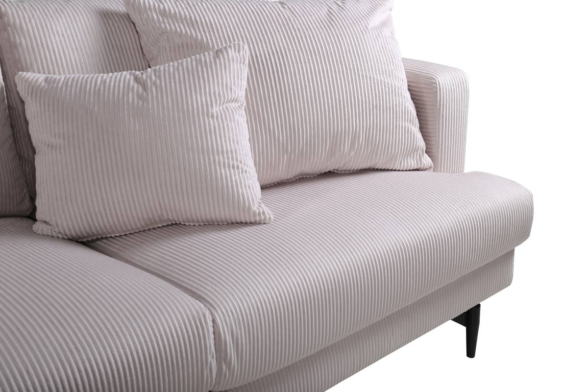 Warden - Sofa 3-personers i polyester fløjl, produktbillede 11 af 12, Sofaer hos HomeNordic