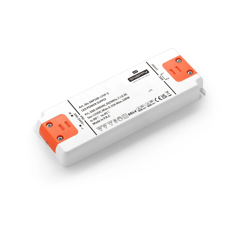 Snappy 100W / 24V DC strømforsyning, Strømforsyninger hos HomeNordic