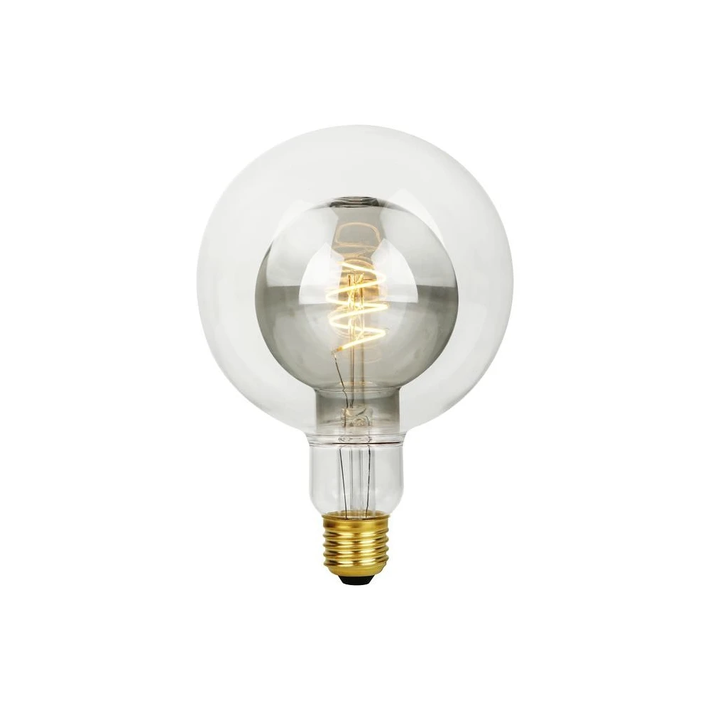 E27 5,5W LED Filament Double Globe G125, Glas hos HomeNordic