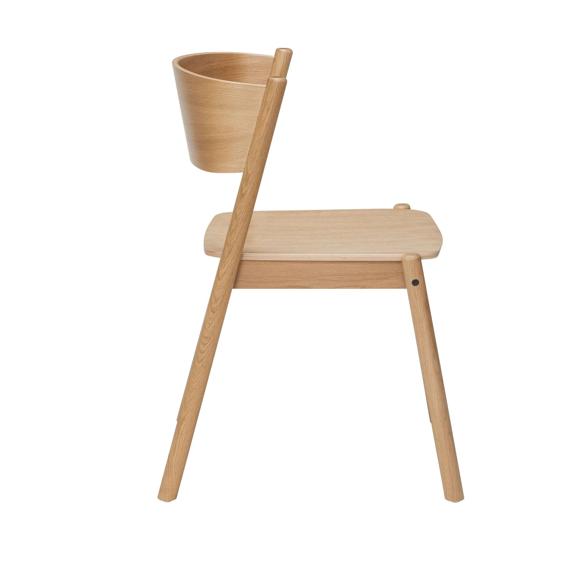 Oblique Spisestol, produktbillede 3 af 12, Spisebordsstole hos HomeNordic