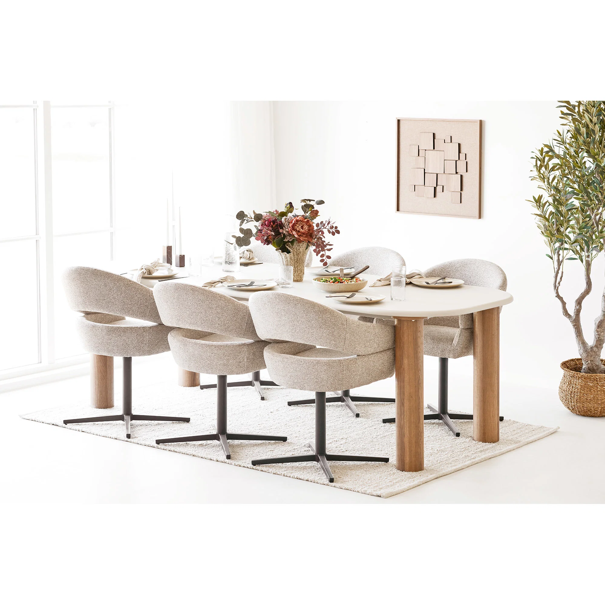 HOUSE NORDIC FONDI SPISEBORD, produktbillede 5 af 5, Spiseborde hos HomeNordic