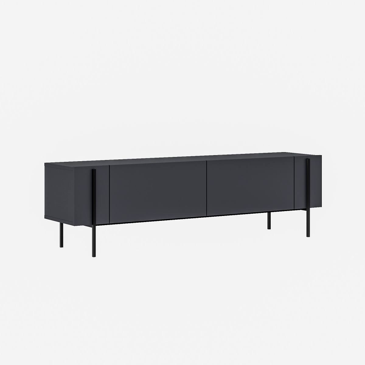 NORDVÄRK Herman TV-bord, m. 2 låger, produktbillede 3 af 8, TV-borde hos HomeNordic