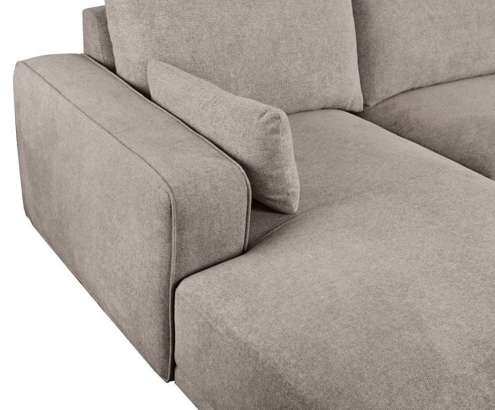 Santa Monica sofa med chaiselong til venstre i sandfarvet møbelstof, produktbillede 5 af 13, Sofaer hos HomeNordic