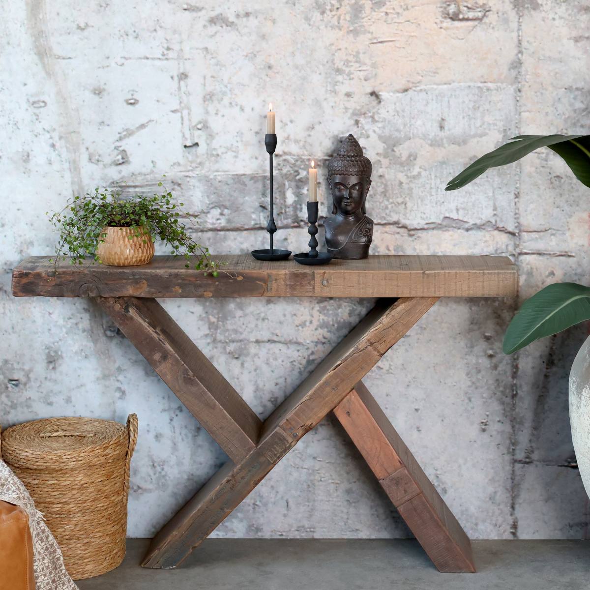 CHIC ANTIQUE GRIMAUD ANRETTERBORD NATUR, produktbillede 2 af 8, Vitrineskabe hos HomeNordic