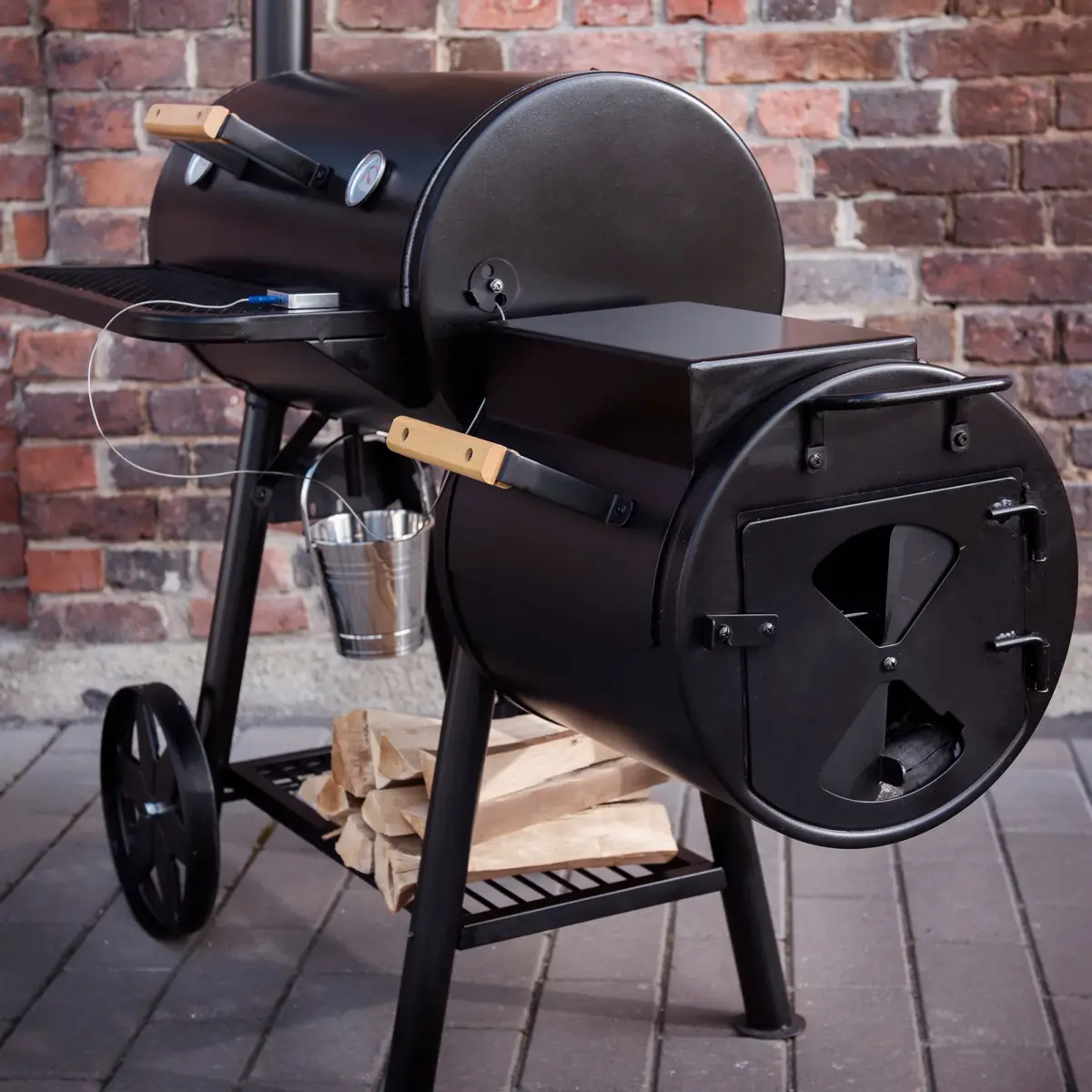Georgia off-set smoker L, produktbillede 3 af 6, Kulgrill hos HomeNordic