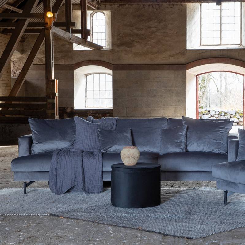 Warden - Sofa 3-personers i polyester fløjl, produktbillede 12 af 12, Sofaer hos HomeNordic