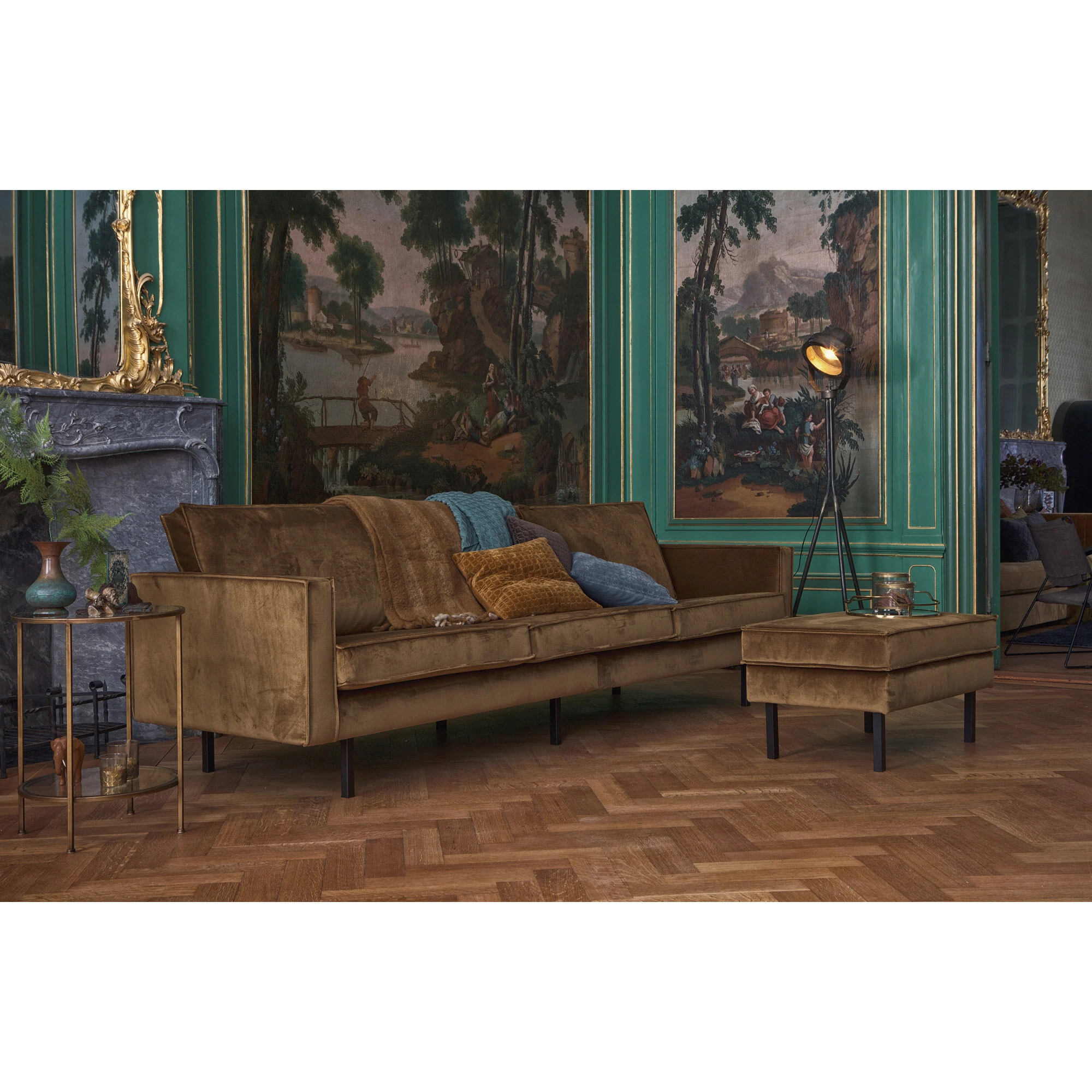 Rodeo 3-pers Sofa Velour, produktbillede 8 af 10, Sofaer hos HomeNordic