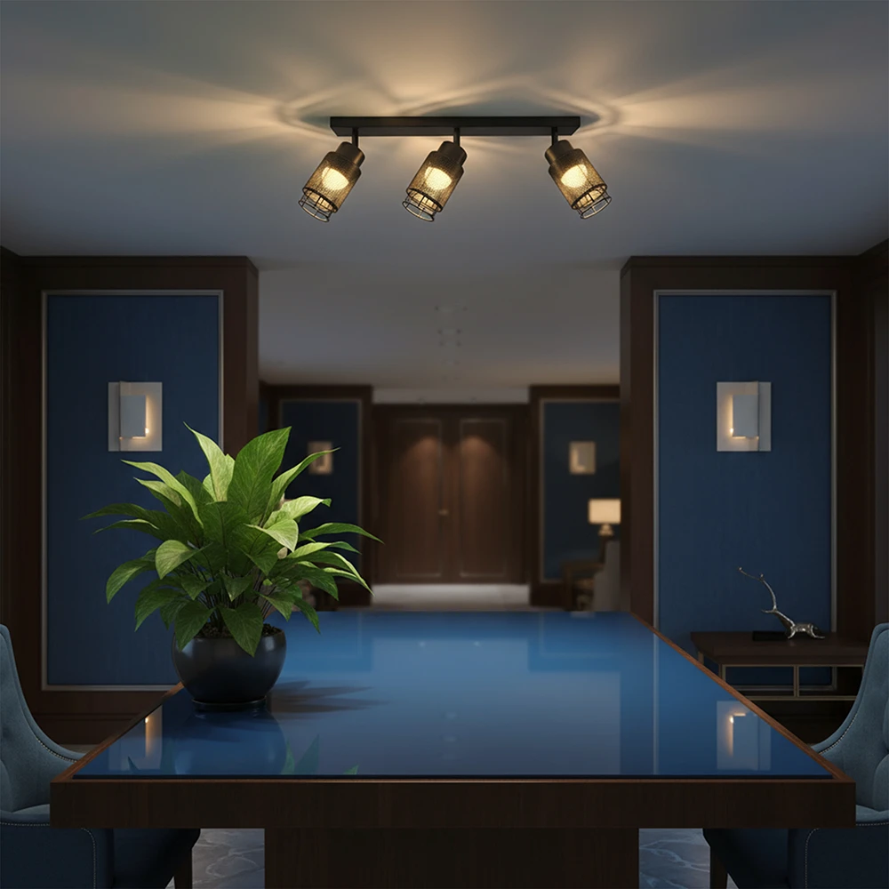18W LED designer loftslampe med 3 spots, Væglamper hos HomeNordic