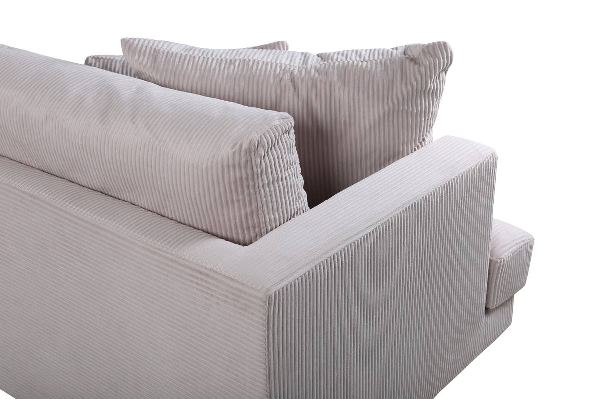 Warden - Sofa 3-personers i polyester fløjl, produktbillede 10 af 12, Sofaer hos HomeNordic