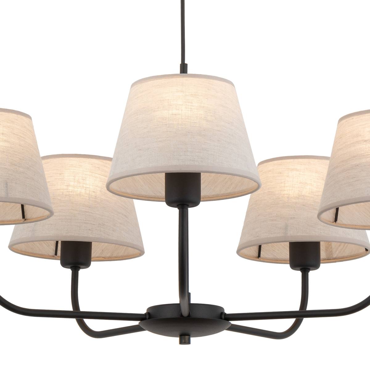 TK Chicago loftlampe, m. 5 skærme, produktbillede 13 af 15, Loftlamper hos HomeNordic