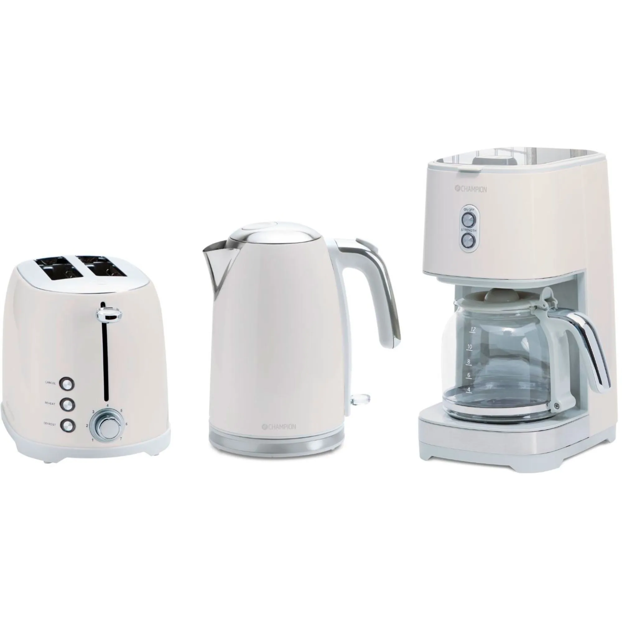 Creme White morgenmadspakke, 3 dele, Kaffemaskiner hos HomeNordic