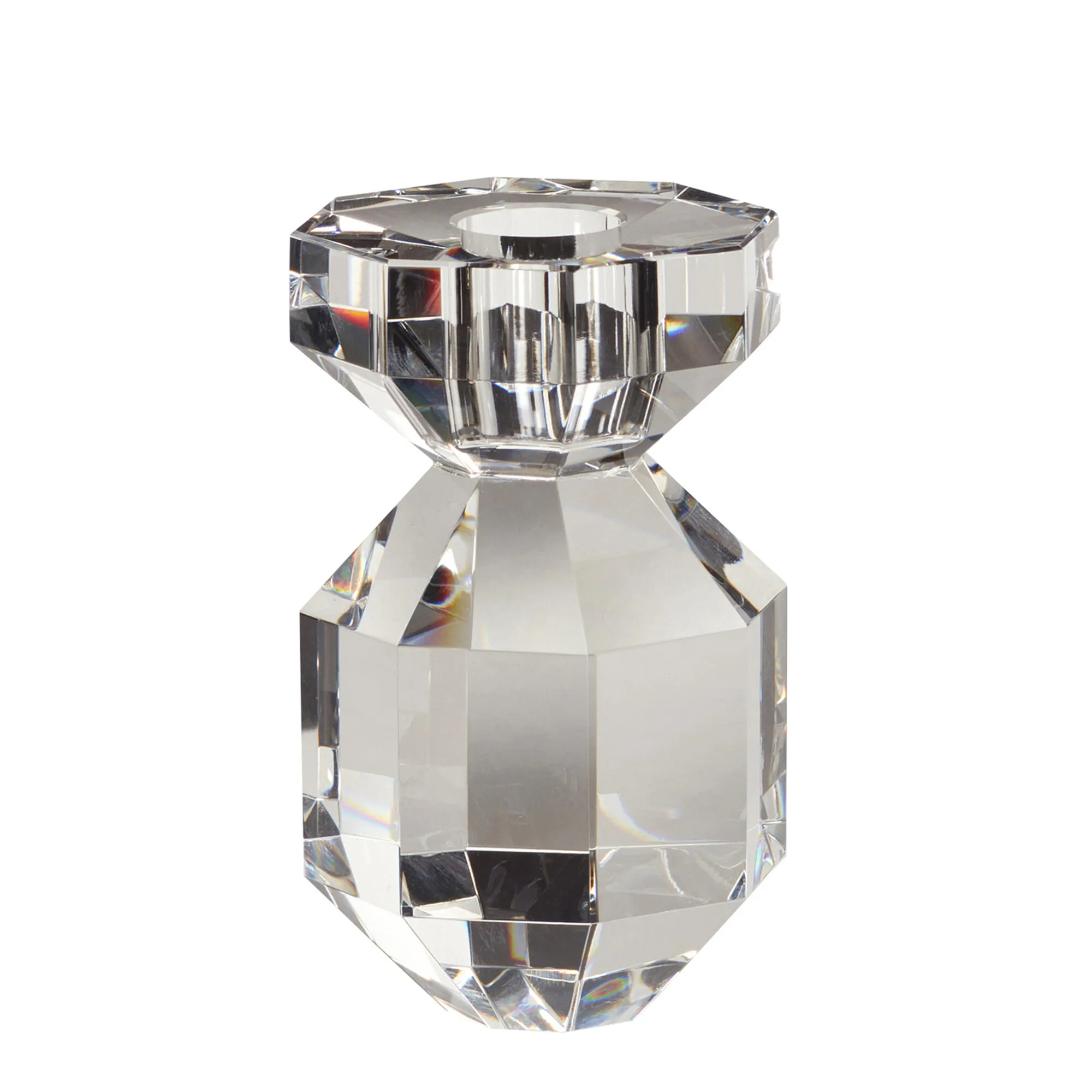 Gem - Lysestage, i Klar Glas, Lysestager hos HomeNordic