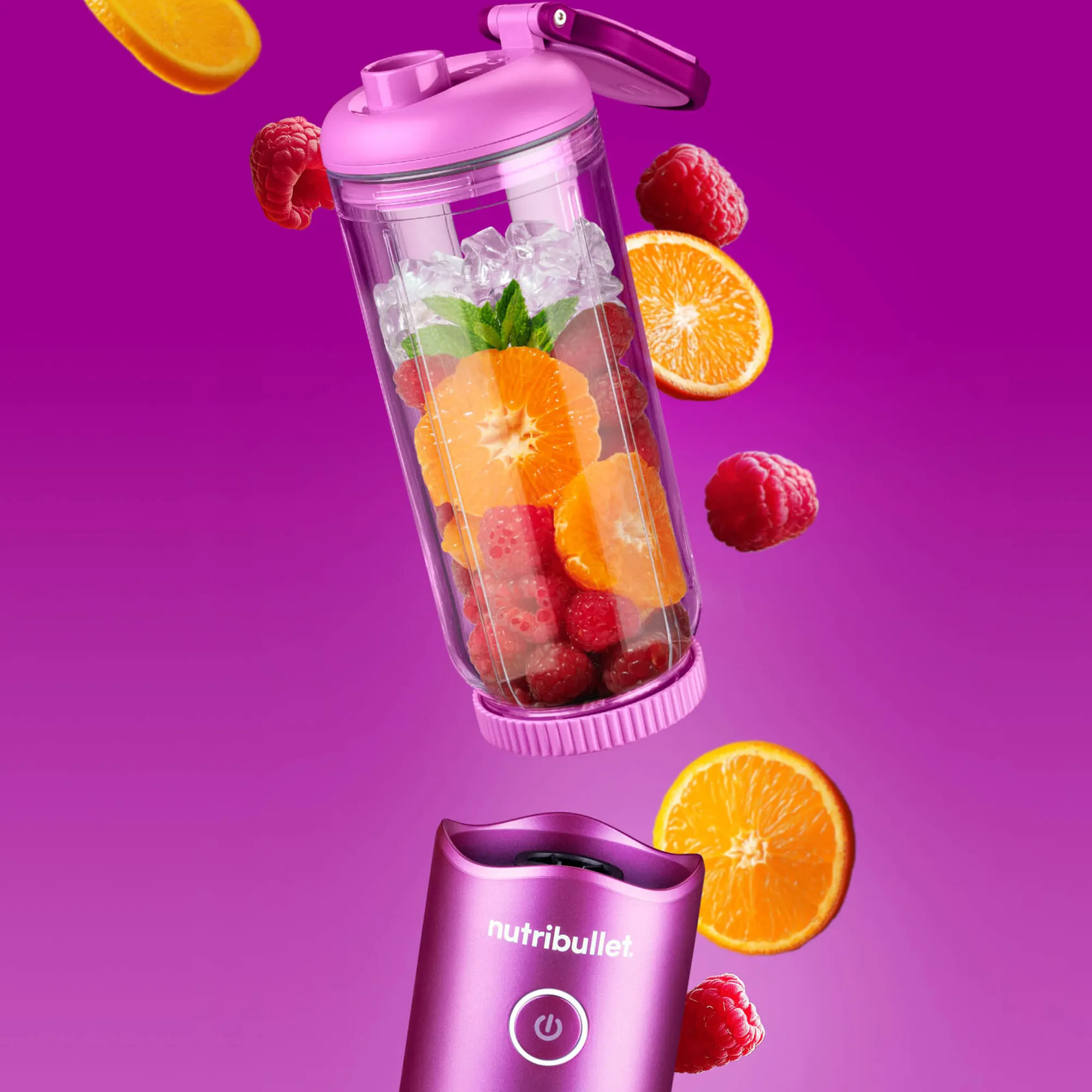 Flex bærbar blender 590 ml, violet, produktbillede 3 af 6, Blendere hos HomeNordic