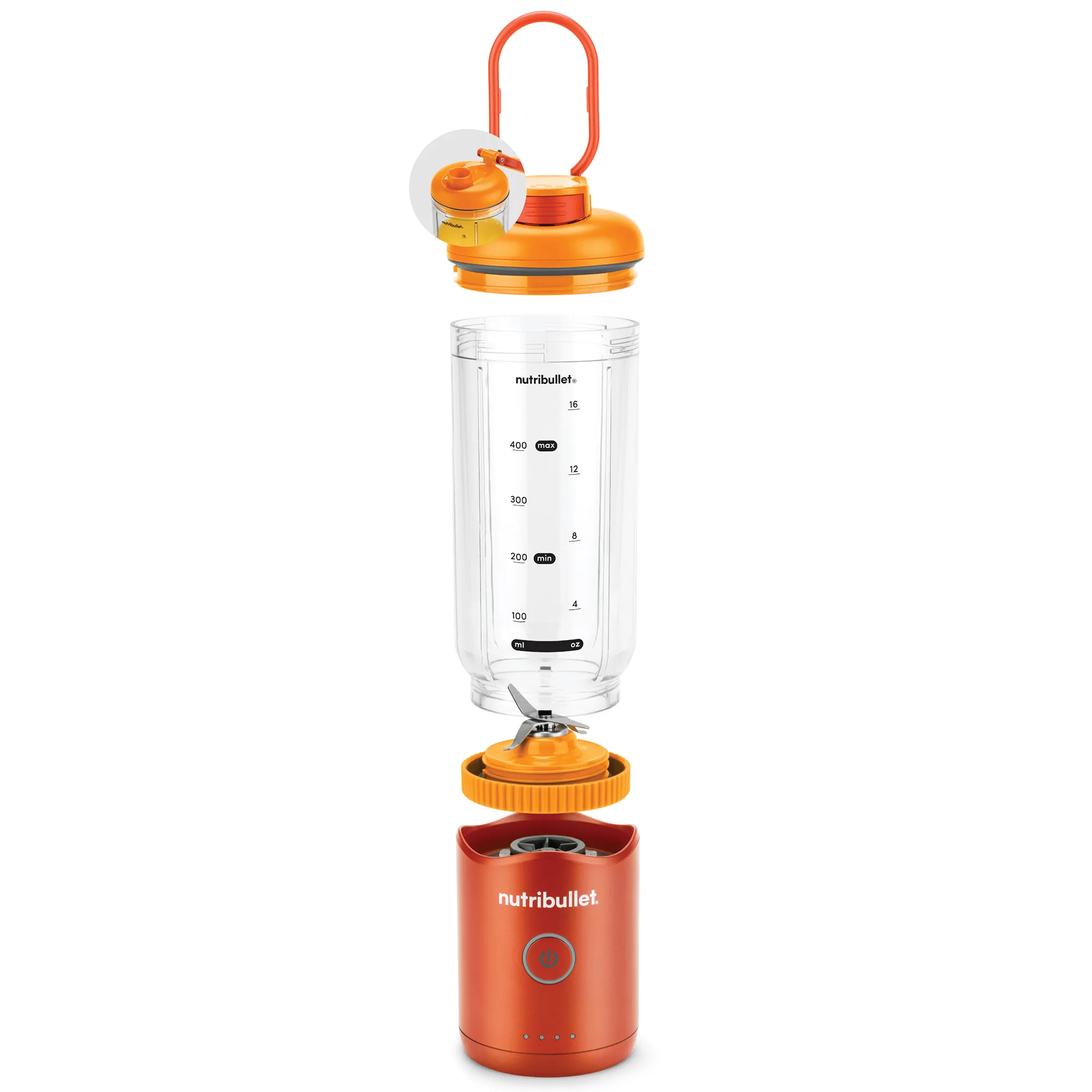Flex bærbar blender 590 ml, orkidé, produktbillede 2 af 8, Blendere hos HomeNordic