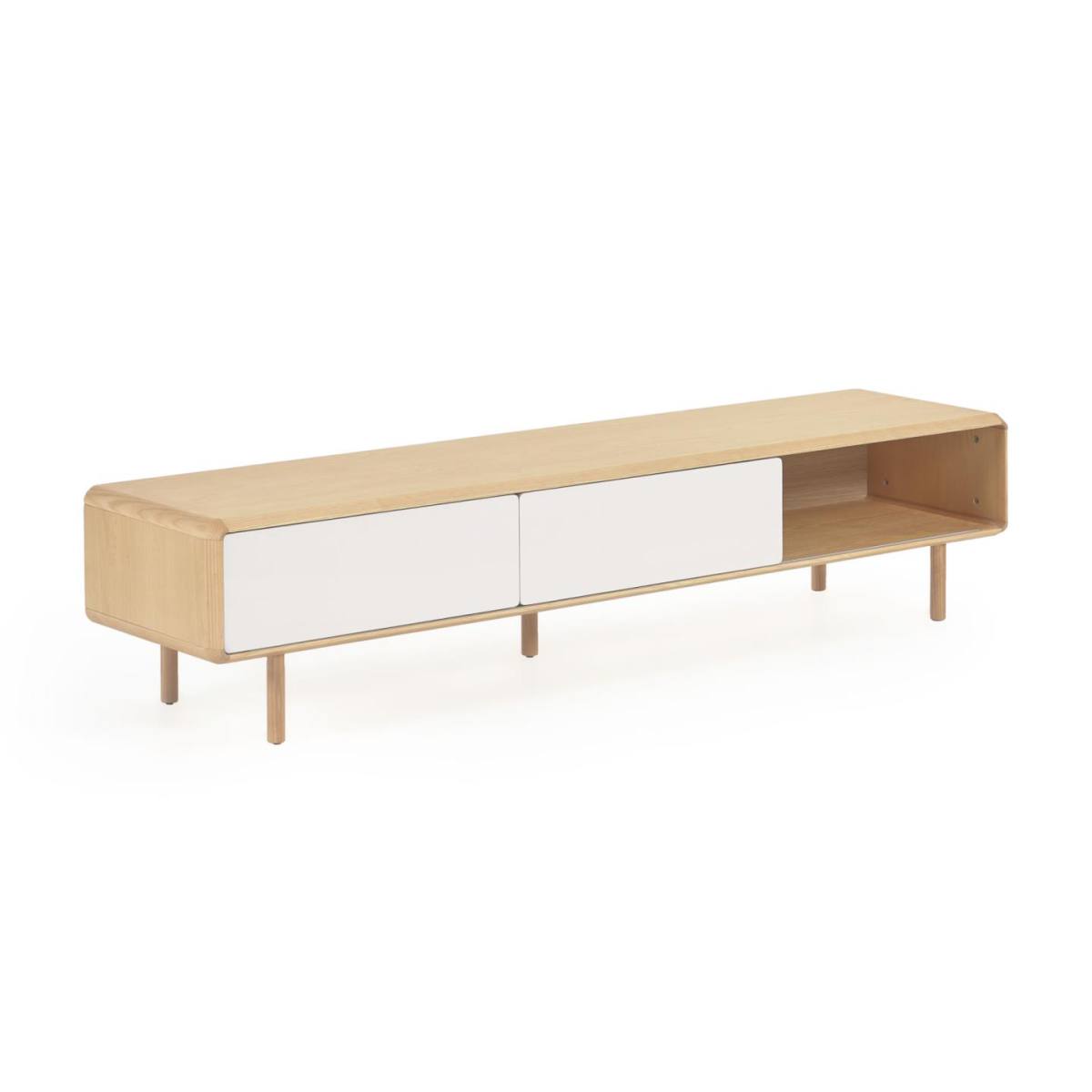 KAVE HOME Anielle TV-bord, m. 2 skydelåger, produktbillede 3 af 6, TV-borde hos HomeNordic