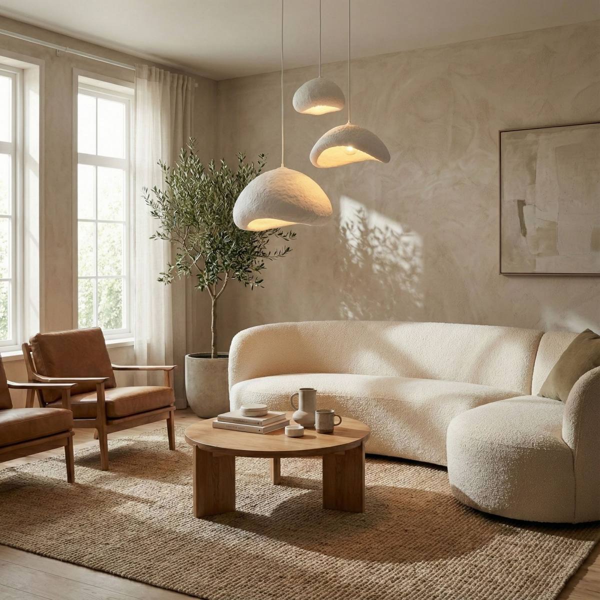 NORDVÄRK Luna-Set-T-Nua loftlampe, produktbillede 5 af 6, Loftlamper hos HomeNordic