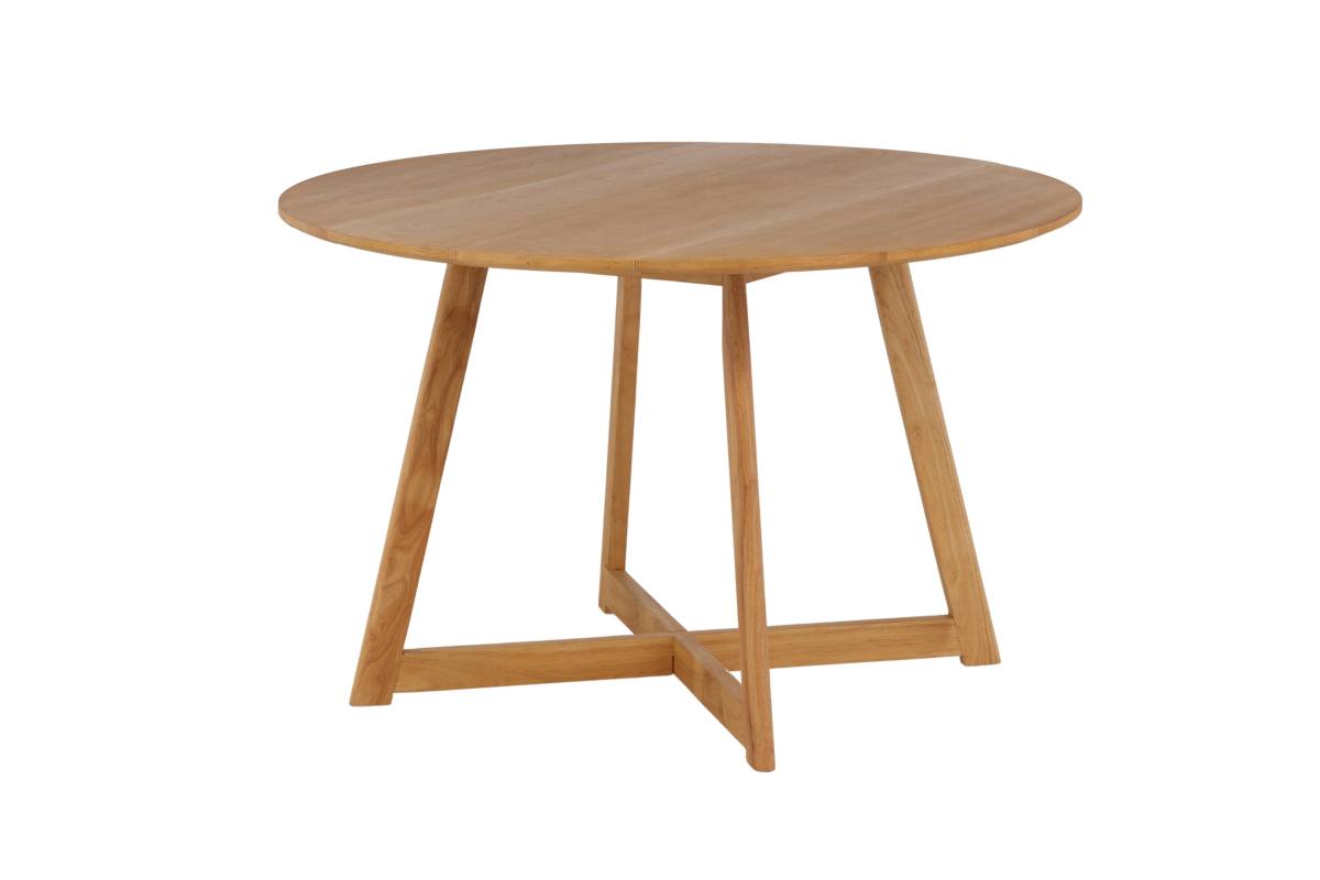 VENTURE DESIGN Yakidon spisebord, m. klap, rund, produktbillede 12 af 19, Spiseborde hos HomeNordic