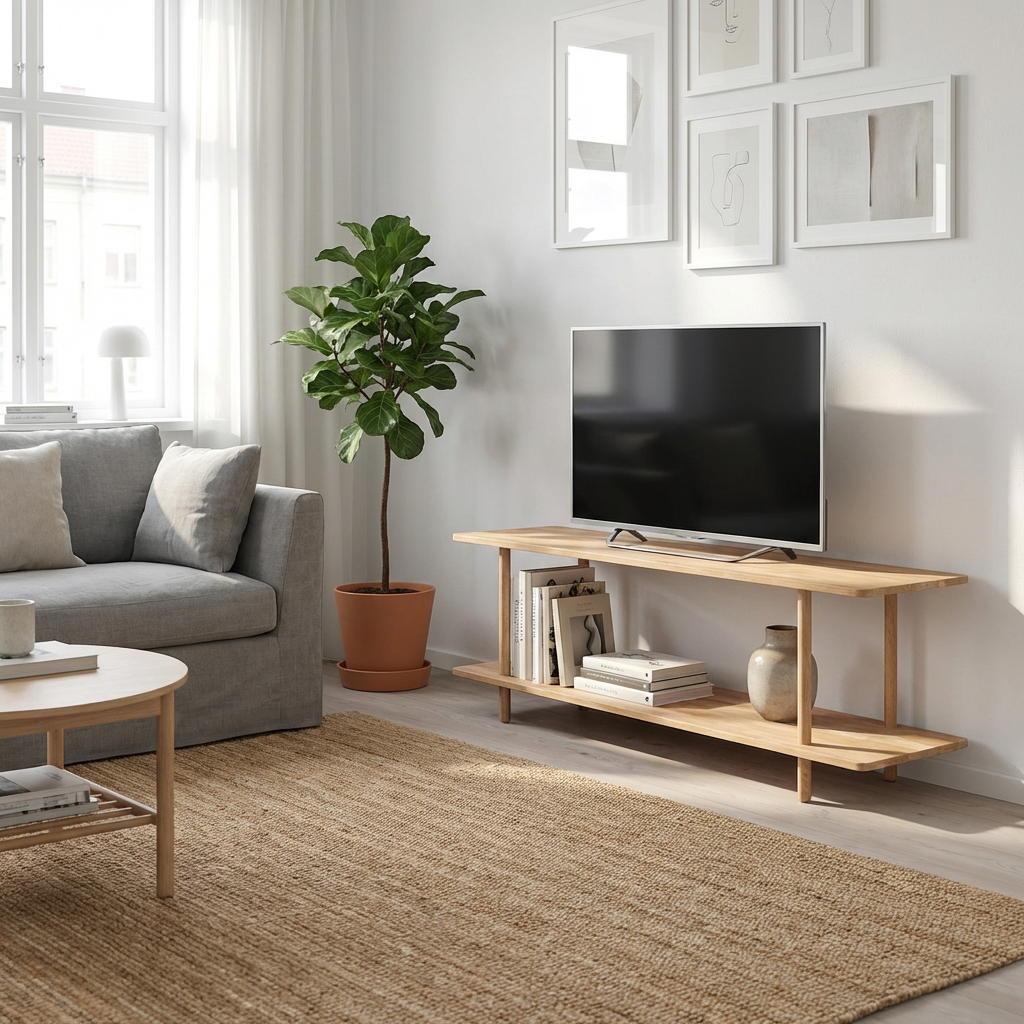Vasa, Rundt hjørnebord i massiv eg med hylde og fem forskellige finish., produktbillede 21 af 24, Nordisk design hos HomeNordic